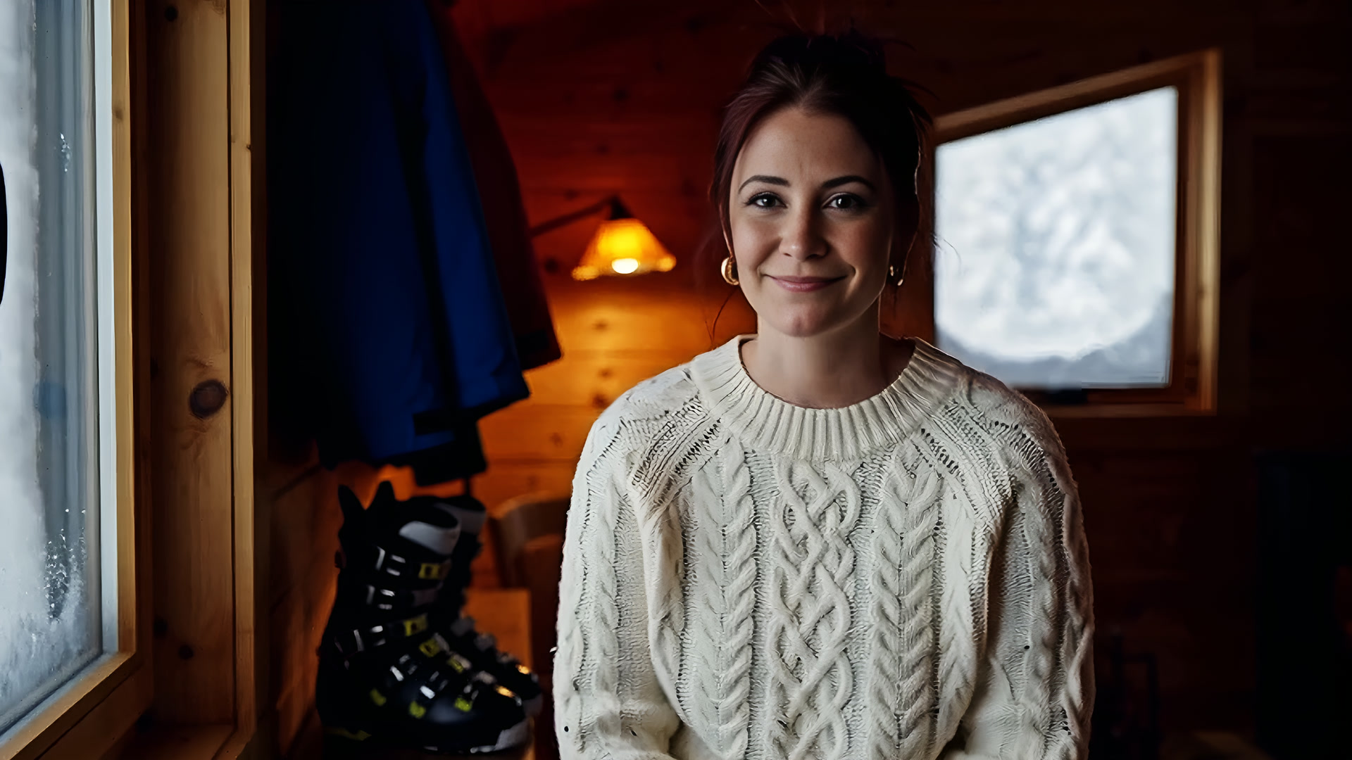 Sloane at the mountain chalet